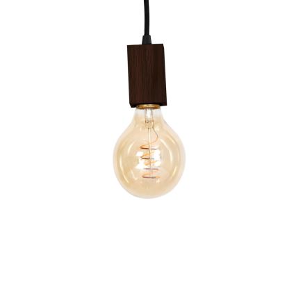Luster na šipci JACK 5xE27/40W/230V braon drvo