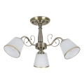 Luster na šipci LOSANNA 3xE14/40W/230V mesing