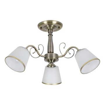 Luster na šipci LOSANNA 3xE14/40W/230V mesing