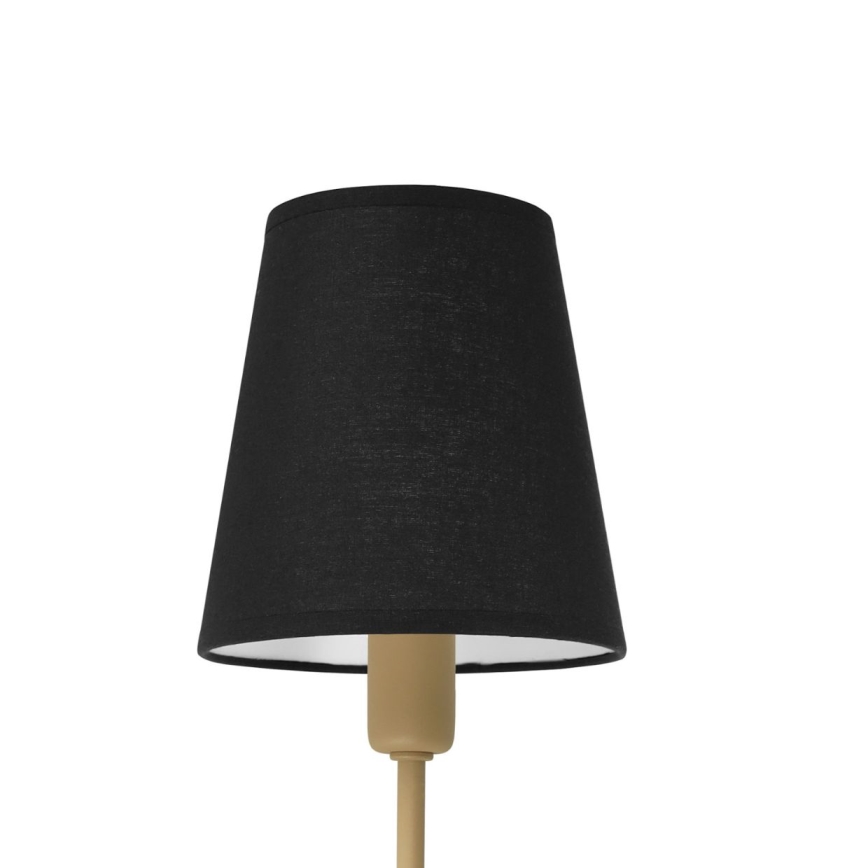 Luster na šipci MADELA 5xE14/40W/230V crna/bež
