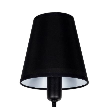Luster na šipci MADELA 5xE14/40W/230V crna