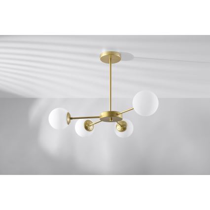 Luster na šipci MATI 4xG9/20W/230V zlatni