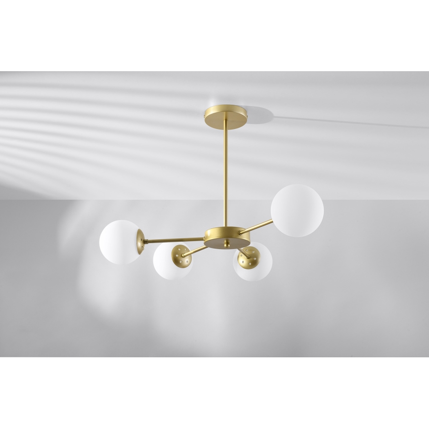 Luster na šipci MATI 4xG9/20W/230V zlatni