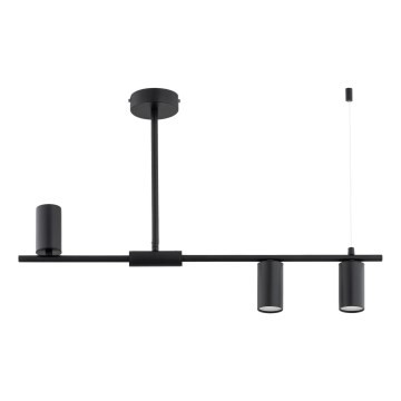 Luster na šipci URANOS 3xGU10/10W/230V, crni