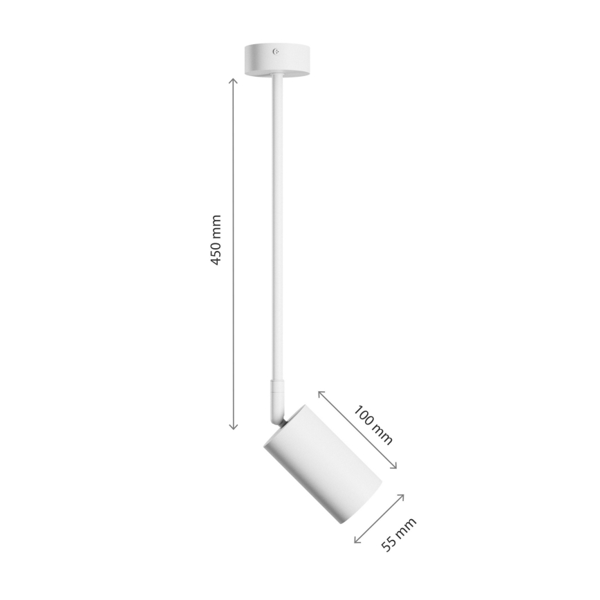 Luster na šipci VARIOSA 1xGU10/10W/230V bela