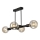 Luster na stalku ASTRID 4xE27/60W/230V crni