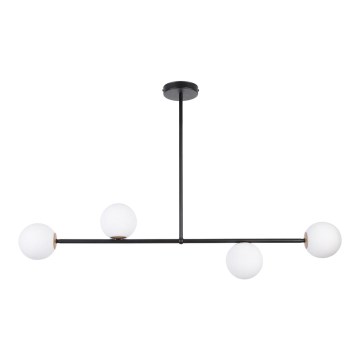 Luster na stalku GAMA 4xG9/12W/230V crna