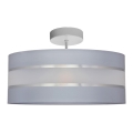Luster na stalku HELEN 3xE27/15W/230V siva/sjajni hrom
