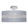 Luster na stalku HELEN 3xE27/15W/230V siva/sjajni hrom