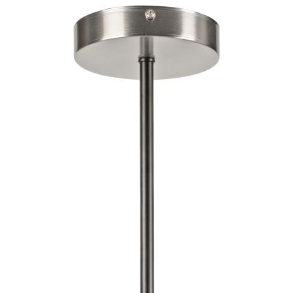 Luster na stalku LILOU 4xE14/5W/230V mat hrom/dimljeno staklo