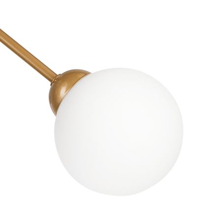 Luster na stalku RUBBY BALL 6xG9/5W/230V zlatan