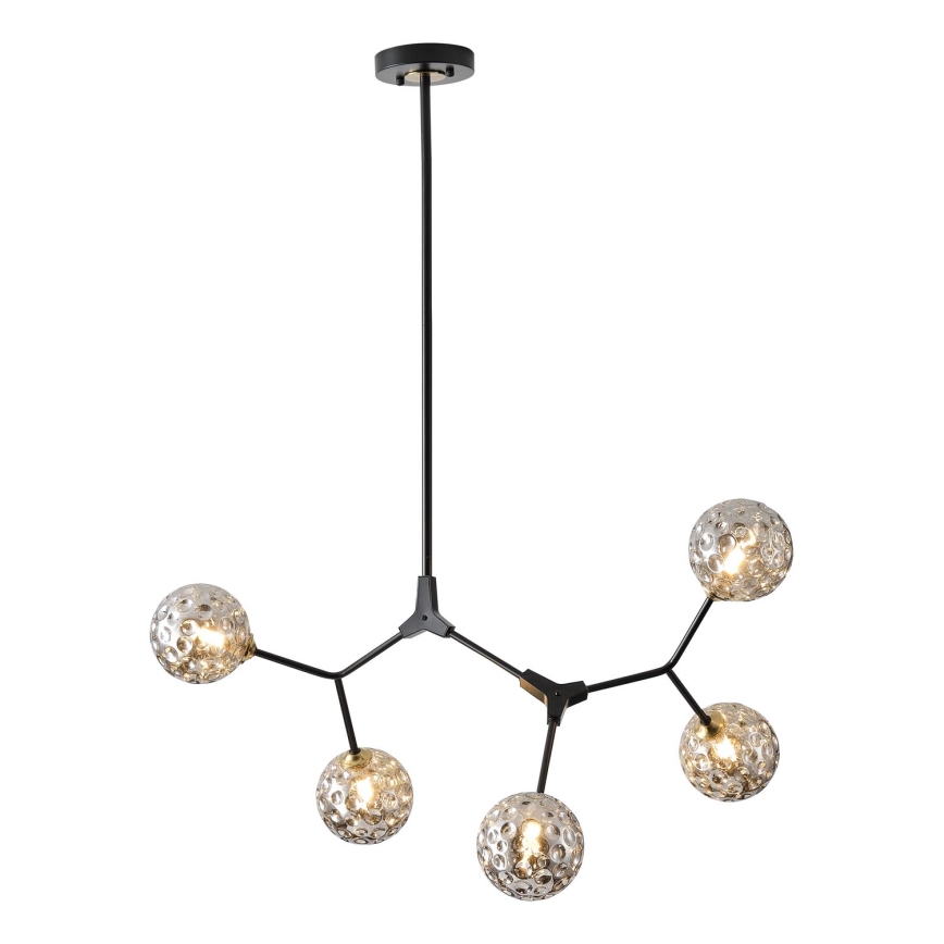 Luster na štangu GALILEA 5xG9/15W/230V siva