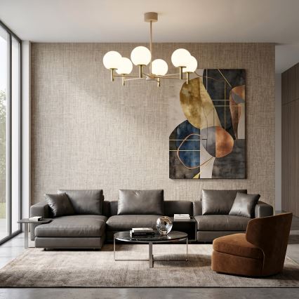 Luster na štapu AWINION 6xE27/15W/230V