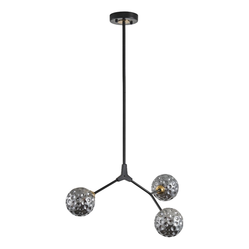 Luster na štapu GALILEA 3xG9/15W/230V sivi
