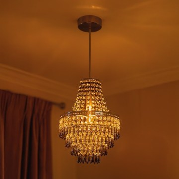 Luster na štapu GEMMA 1xE27/60W/230V prečnik 23 cm