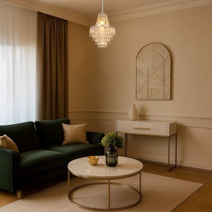 Luster na štapu GEMMA 1xE27/60W/230V prečnik 23 cm