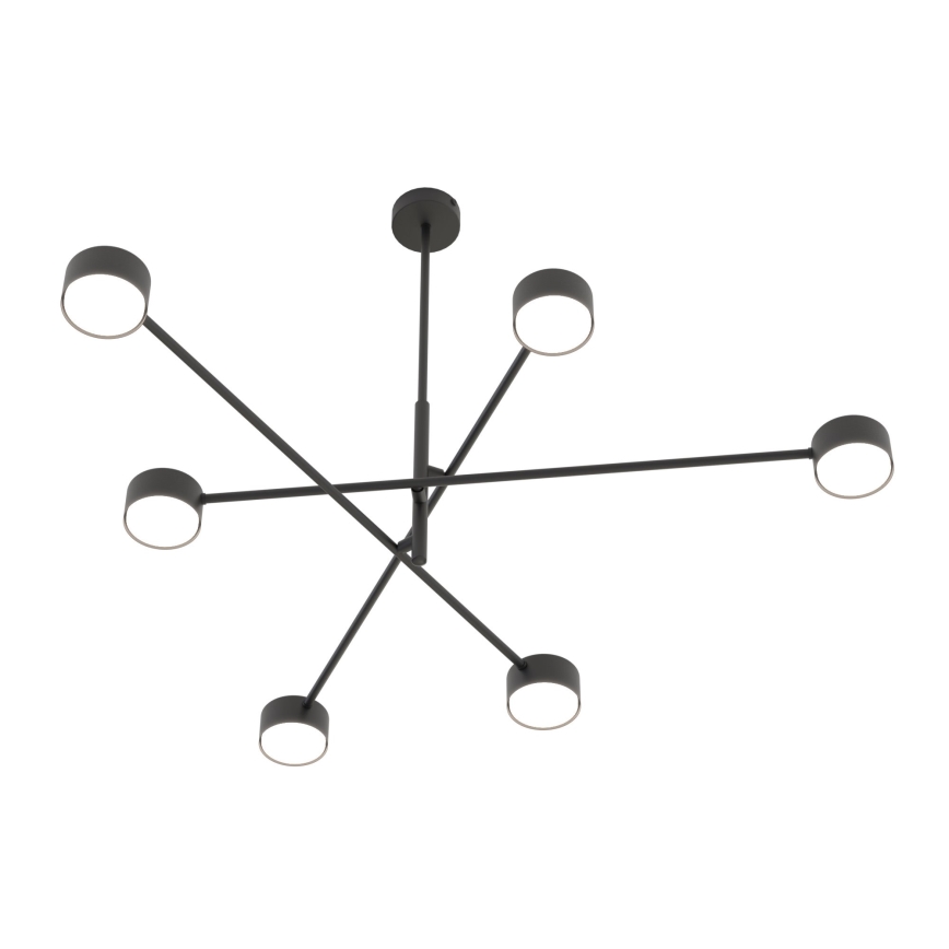Luster na štapu NATSU, 6xGX53/12W/230V, crne boje