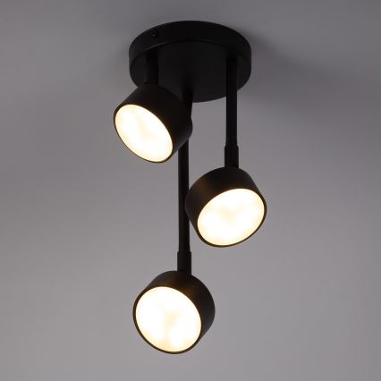 Luster na štapu NEMO 3xGX53/12W/230V crni