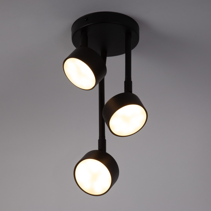 Luster na štapu NEMO 3xGX53/12W/230V crni