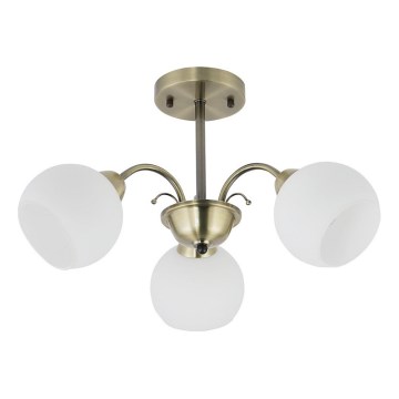 Luster na štapu NESTOR 3xE27/40W/230V mesing