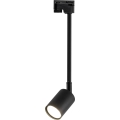 Luster na štapu za jednofazni šinski sistem TOP 1xGU10/10W/230V crna