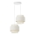 Luster na užetu BOHO 2xE27/60W/230V krem/juta