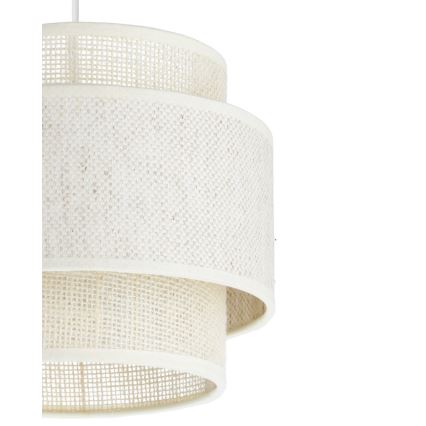 Luster na užetu BOHO 3xE27/60W/230V krem/juta
