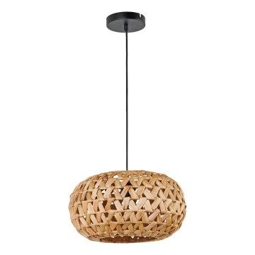 Luster na užetu HOSHI 1xE27/20W/230V Ø 38 cm konoplja