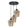 Luster sa sajlom SANTIAGO 3xE27/60W/230V braon