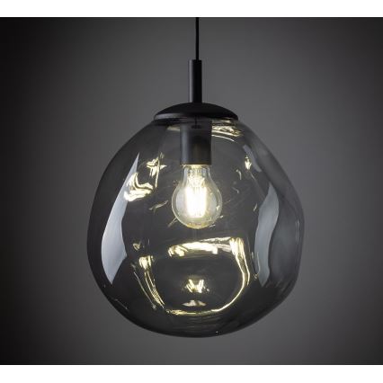 Luster SOL na sajli 1xE27/60W/230V crna