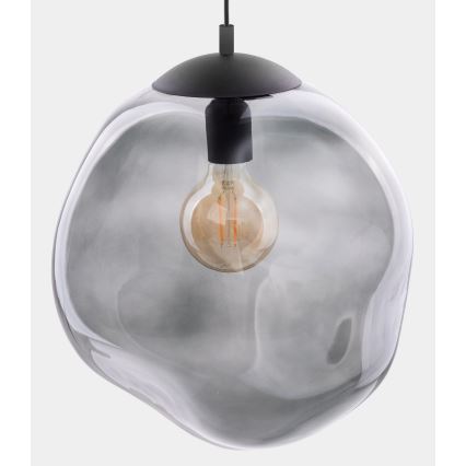 Luster SOL na sajli 1xE27/60W/230V crna