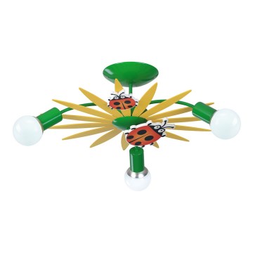 LUXERA 28033 - Dečije plafonsko svetlo QUETT 3xE27/40W/230V