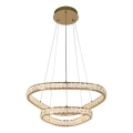 LUXERA 46152 - LED luster na sajli MIST LED/65W/230V 4000K zlatna