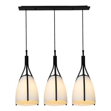 LUXERA 61302 - Luster na sajli ZORZO 3xE27/60W/230V