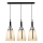 LUXERA 61302 - Luster na sajli ZORZO 3xE27/60W/230V