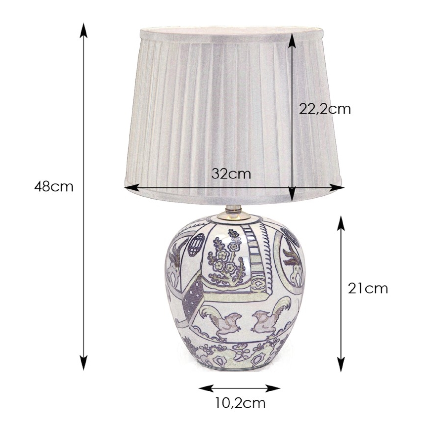 Markslöjd 105000 - Stona lampa GÖTEBORG 1xE27/60W/230V