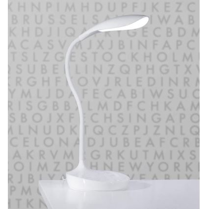 Markslöjd 106093 - prigušiva LED stona lampa sa USB SWAN LED/4,6W/230V