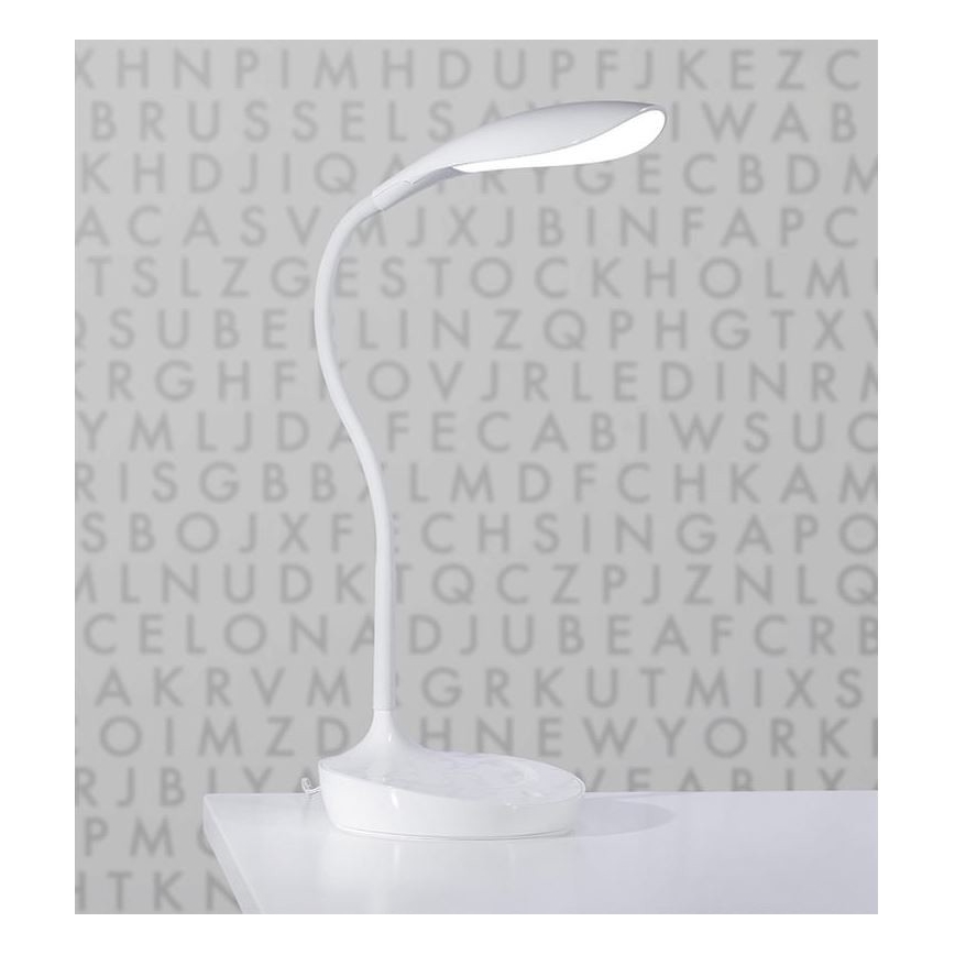 Markslöjd 106093 - prigušiva LED stona lampa sa USB SWAN LED/4,6W/230V