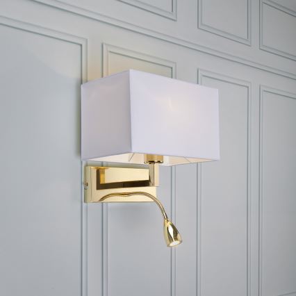 Markslöjd 106308 - LED zidna svetiljka SAVOY LED/3W+E27/60W/230V