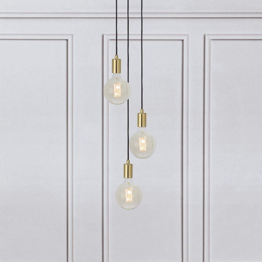 Markslöjd 106333 - Viseći luster na sajli SKY 3xE27/60W/230V