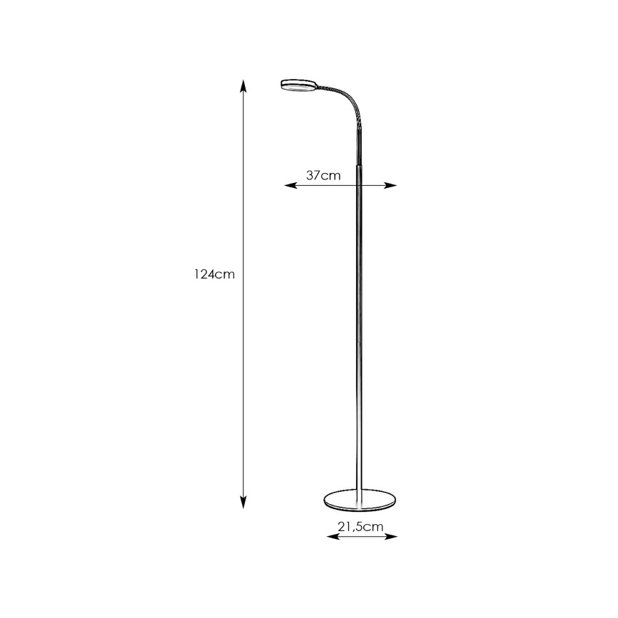 Markslöjd 106465 - LED podna lampa FLEX LED/5W/230V