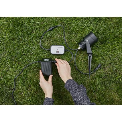 Markslöjd 106936 - Senzor sumraka sa tajmerom GARDEN24 24V IP44