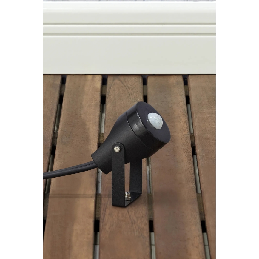 Markslöjd 106940 - Spoljni PIR senzor pokreta i sumraka GARDEN24 IP44 crni