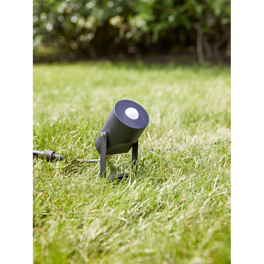 Markslöjd 106940 - Spoljni PIR senzor pokreta i sumraka GARDEN24 IP44 crni