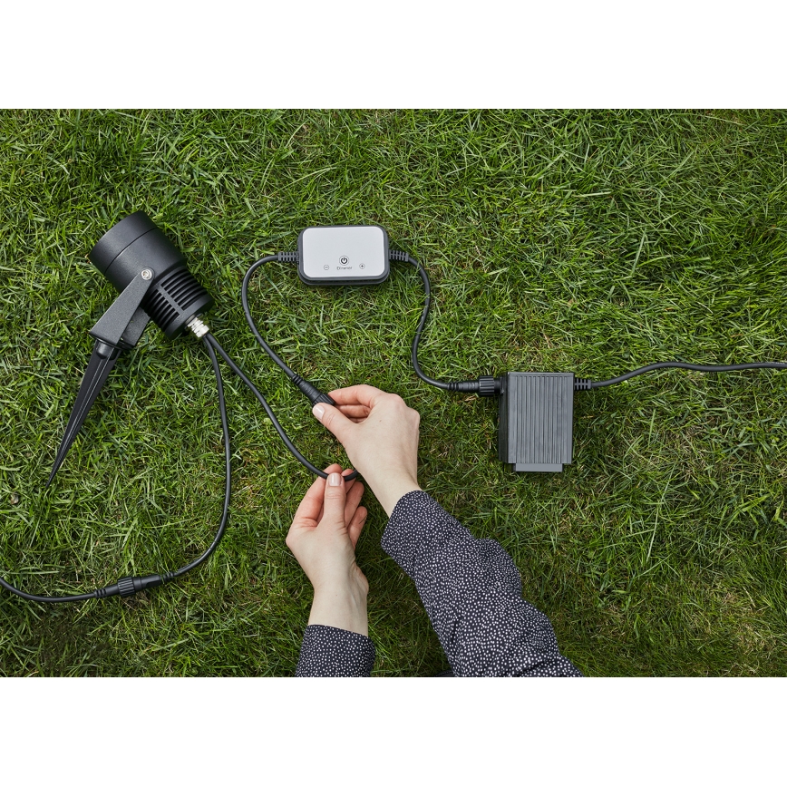 Markslöjd 106940 - Spoljni PIR senzor pokreta i sumraka GARDEN24 IP44 crni