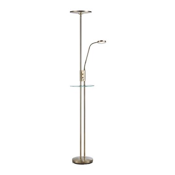 Markslöjd 107009 - LED prigušiva podna lampa FRIEND LED/18W/230V + LED/5W
