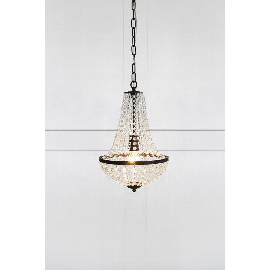 Markslöjd 107026 - Kristalni luster na lancu GRÄNSÖ 1xE27/60W/230V