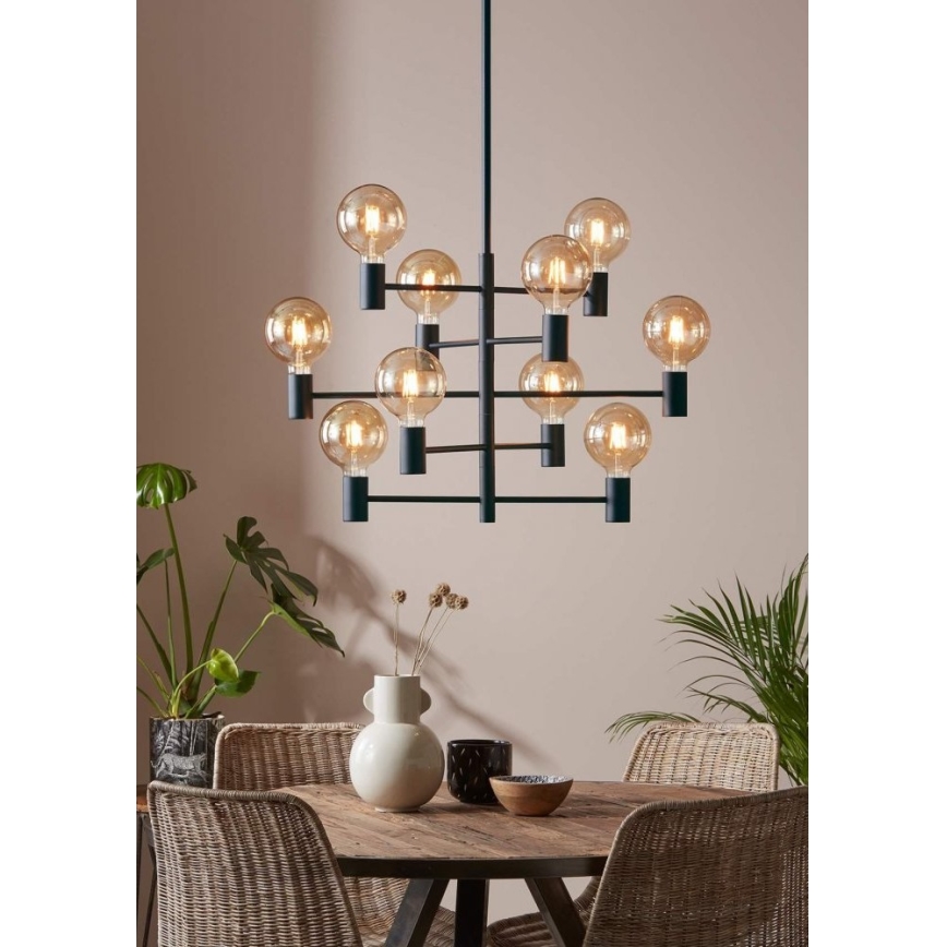 Markslöjd 107187 - Luster na stalku PARIS 10xE27/60W/230V