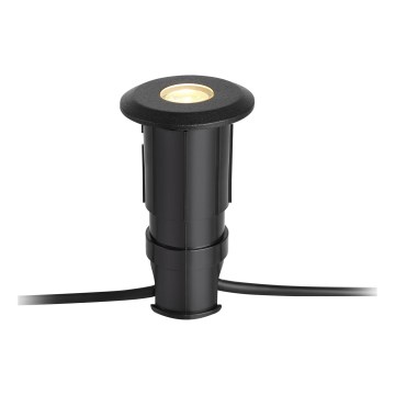 Markslöjd 107285 - GARDEN24 spoljašnja ugradna LED svetiljka LED/3W/24V IP44 crna