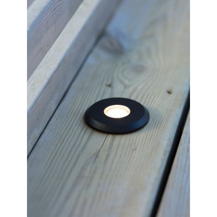 Markslöjd 107285 - GARDEN24 spoljašnja ugradna LED svetiljka LED/3W/24V IP44 crna